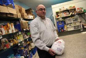 ['Derek Winsor, program director for Bridges to Hope, says there is a need for donations to fill the waiting list for Christmas hampers. — Photo by Rhonda Hayward/The Telegram']