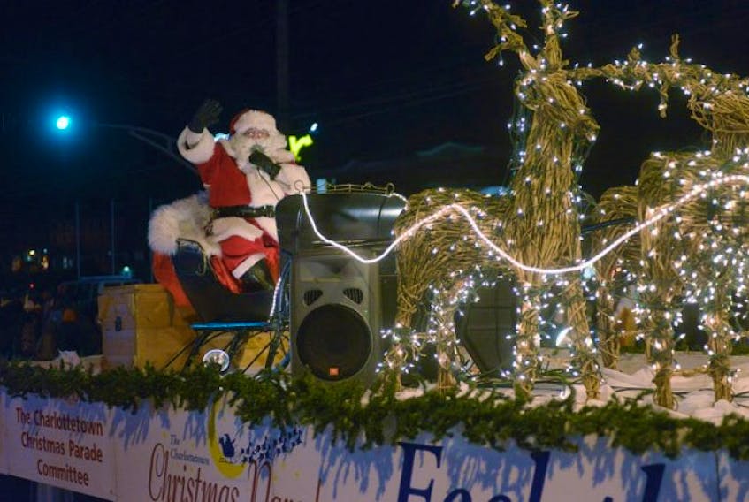 Santa made his visit to Charlottetown Saturday night to officially kick off the Christmas season. Thousands lined the streets to greet the jolly ol' big fella.