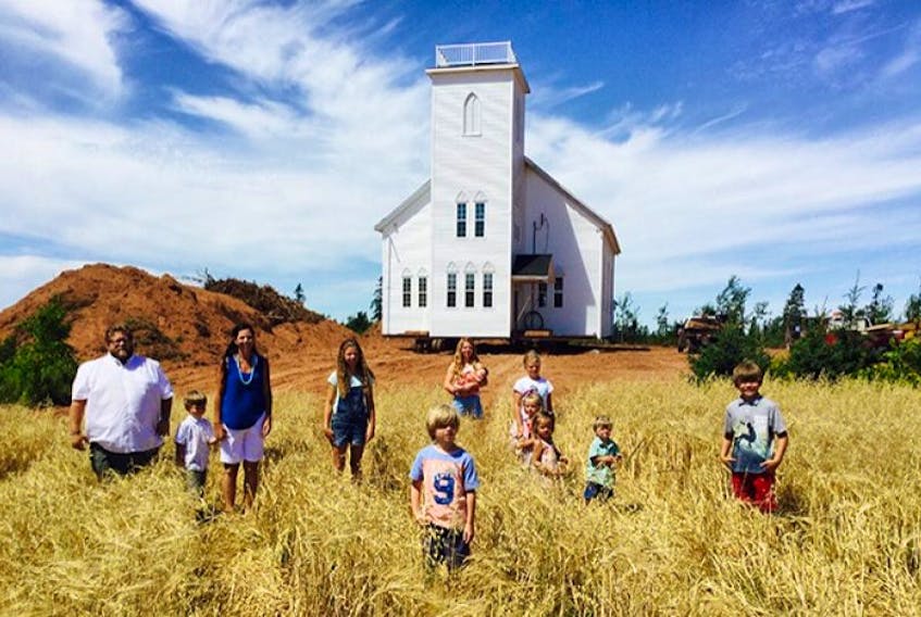 The Able family will have a new place to call home by the end of this year as they are renovating the New Dominion United Church into a livable space. The 161-year-old church will be staying in the community as the family purchased three acres of land across the field from the old location.