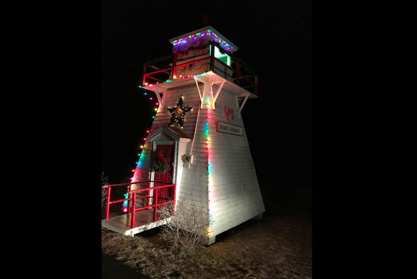 Christmas is in the air.  Marcy Gaul snapped this photo and wanted everyone to see how lovely the Port George lighthouse looks in her Christmas finery!  If you'd like to check it out for yourself, it's easy enough to find -the lighthouse sits right along the main road in Port George, N.S.
