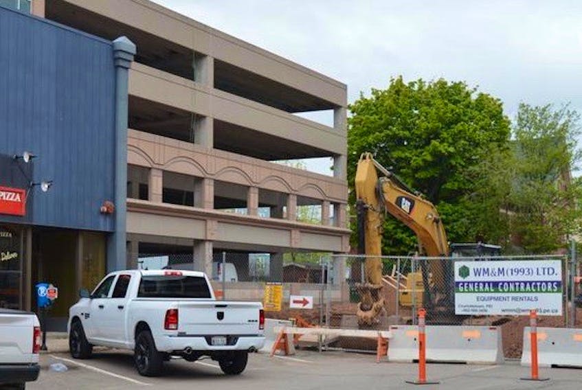 The Fitzroy Parkade is currently being expanded and is closed.