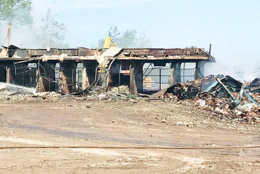 The Cumberland Joint Services Management Authority is seeking someone to process its recyclable materials following a Sept. 12 fire that destroyed its recycling facility at Little Forks.