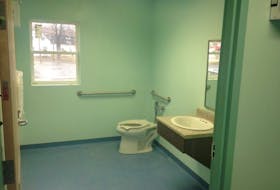 <p>One of the bathrooms off the waiting room at the Digby and Area Health Services Centre.</p>