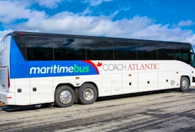 Coach Atlantic Maritime Bus says the company projects a loss of $30 million in 2020 because of COVID-19. Despite the losses, the company continues to offer bus service three days a week, which includes spots in Cape Breton. PHOTO/COACH ATLANTIC MARITIME BUS