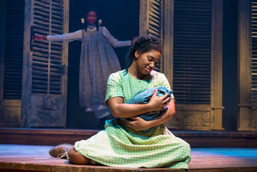 Samantha Walkes (left) and Tara Jackson perform in The Color Purple at Neptune Theatre. Ryan Taplin - The Chronicle Herald