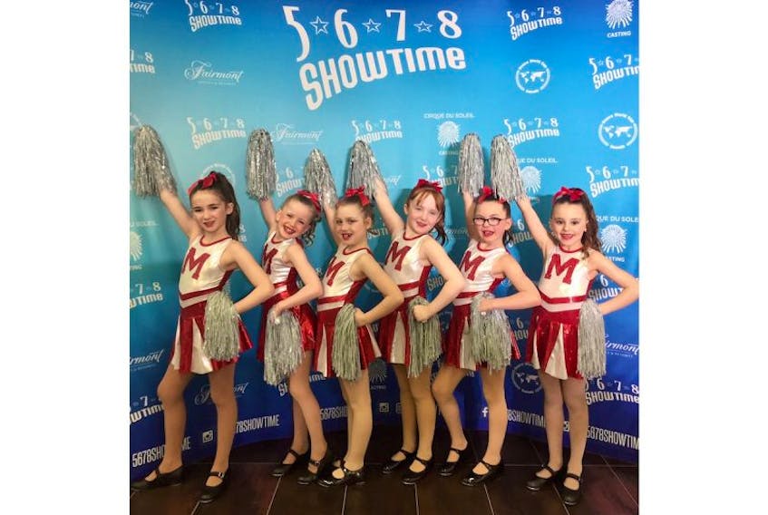The Harbour Music and Dance Tap Class (from left) Emma Petten, Bryony Fowler, Paige Morgan, Sara Cummings, Paige Cormier and Ella Akerman.