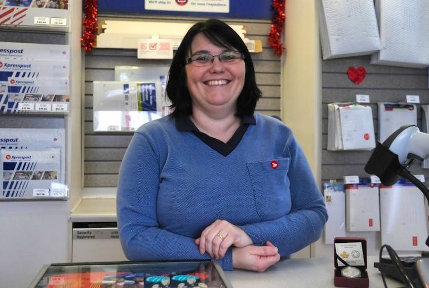 Lisa Chislett is the postmaster in Heart’s Content.