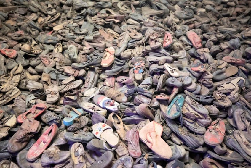 Shoes of murdered prisoners displayed at the Auschwitz-Birkenau Memorial and Museum, Oświęcim, Poland. — Reuters file photo