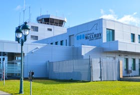 All was quiet at the J.A. Douglas McCurdy Sydney Airport on Thursday, one day after WestJet announced it would soon cut its service to Cape Breton. GREG MCNEIL • CAPE BRETON POST