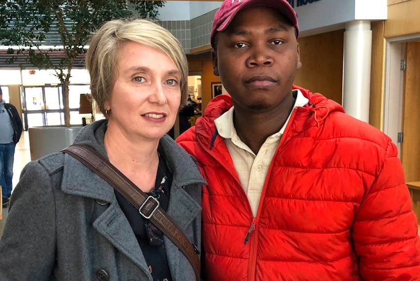 Stacey and Buhle Dlamini believe it's important that community impact statements be considered as part of the sentencing for the man who shot their son Nh with a nailgun. ADAM MACINNIS/THE NEWS