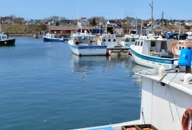 Lobster boats at the wharf in Port Morien. There are growing concerns about the state of the lobster fishery due to COVID-19 protocols. CONTRIBUTED
