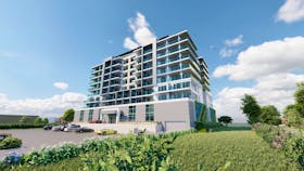 This is an artist concept drawing of the proposed eight-storey, 99-unit apartment building for Haviland Street in Charlottetown. 
