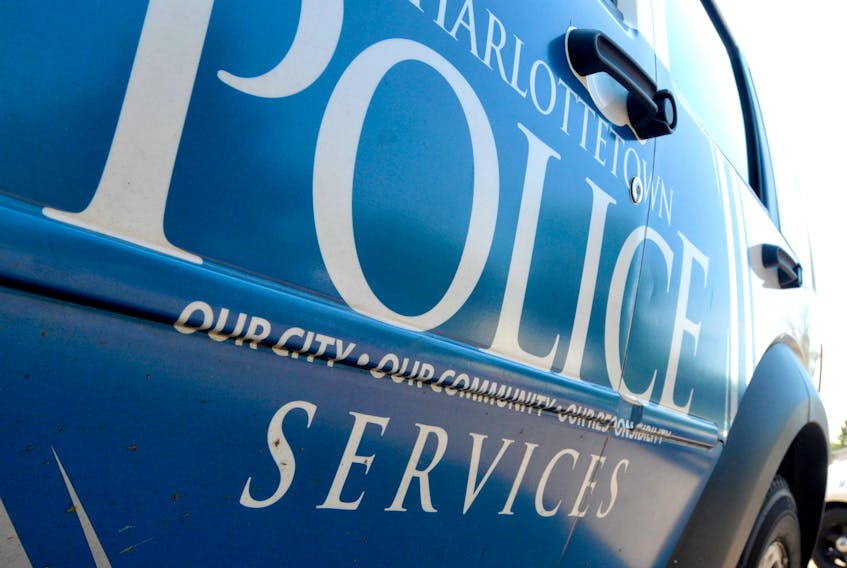 A 65-year-old woman, who police say was drunk, lost control of her vehicle and struck three parked vehicles in Charlottetown Thursday morning.