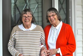 Térèse Cossitt (left) and her twin sister, Mary, will celebrate their 90th birthday on Wednesday. The Cossitts are from Corner Brook. Diane Crocker/SaltWire Network