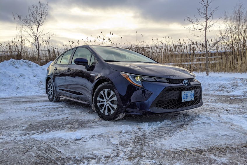 The 2020 Toyota Corolla Hybrid is powered by a 1.8-litre, I-4 with a Hybrid Synergy Drive, capable of producing 121 horsepower (combined). (Sabrina Giacomini)