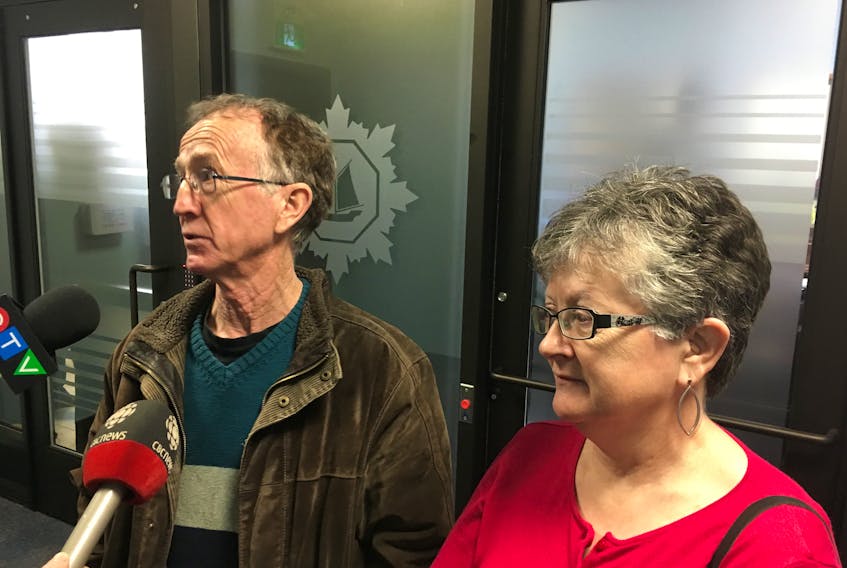Roy and Paula McInnis, of Big Pond Centre, attended Wednesday's council meeting. They were disappointed councillors voted to amend CBRM land-use bylaw to allow for proposed RV park and campground in their community.