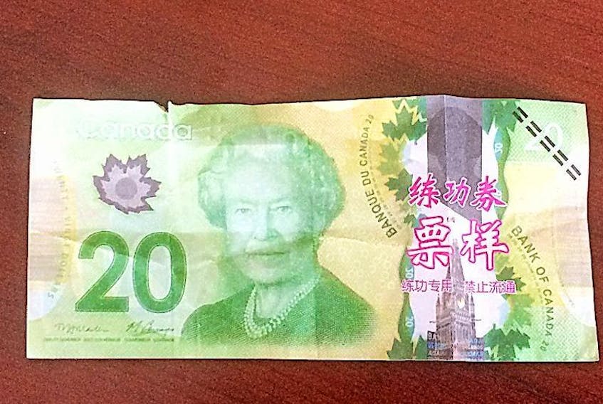 Amherst Police are warning residents about counterfeit Canadian $20 bills circulating in the community.
