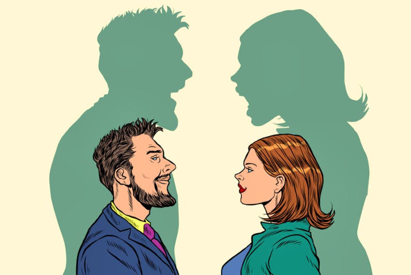 couple argue stock illustration