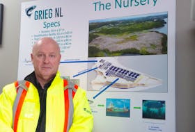 Perry Power, manager of human resources and media relations for Grieg Seafood Newfoundland.