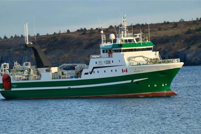 The Newfoundland Lynx, owned by Ocean Choice International, arrived in St. Anthony this morning, Thursday, Jan. 30, following a fire aboard the ship yesterday afternoon. CONTRIBUTED