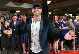Tim Hicks poses as he arrives on the red carpet at the Canadian Country Music Awards at the Saddledome in Calgary Sunday, September 8, 2019. Jim Wells/Postmedia
