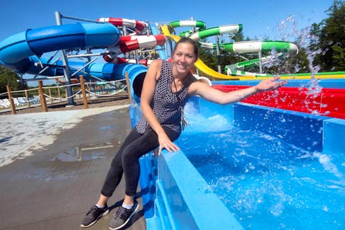 Tara Burgess, manager of Atlantic Splash Adventure, says this is the busiest season she can remember in her six years at the park.