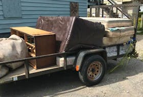 This heavy-duty utility trailer was stolen from Pathways to Employment, a non-profit organization located on Prince Street in Sydney, Tuesday evening or Wednesday morning. Contributed 