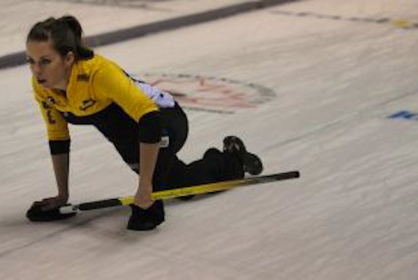 ['Geri-Lynn Ramsay in action at the 2014 Players’ Championship at Eastlink Arena in Summerside on Wednesday morning.<br /><br />']