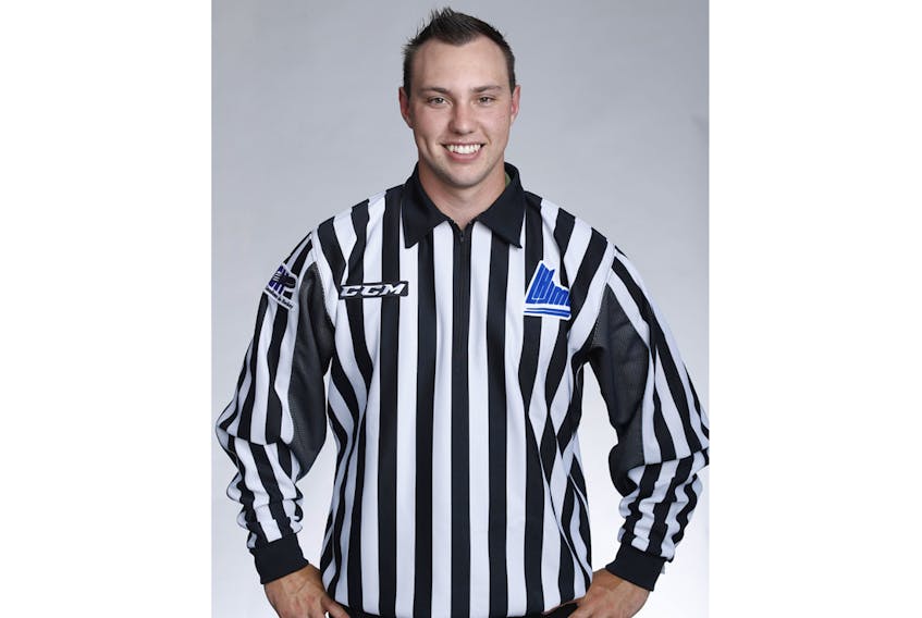 Sam Currie of Masstown will work as a linesman in the QMJHL this season.