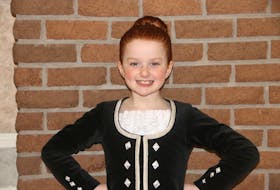 Ashlyn MacKenzie gets a little nervous before taking part in a highland dance competition, but she also finds it a lot of fun. LYNN CURWIN/TRURO NEWS 