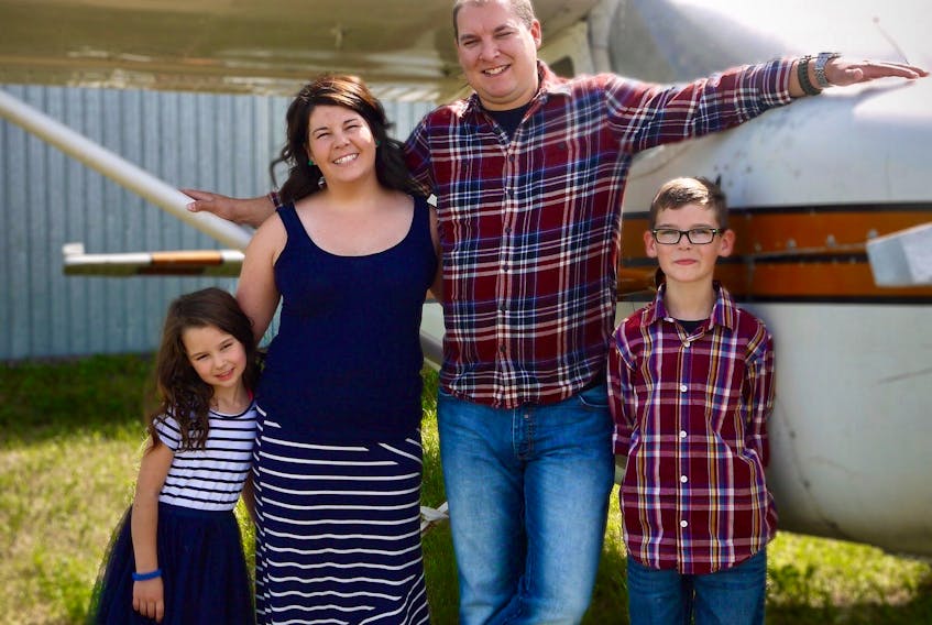 The Langdon family (from left) Noelle, Lindsay, Kevin and Jason will be coming home to Deer Lake afterall. The Saskatchewan family had a denial of their appeal on a request for a travel exemption reversed on Friday.