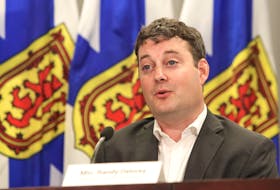 Health Minister Randy Delorey announces a review of the 53 COVID-19 deaths at Northwood nursing home in Halifax on Tuesday.