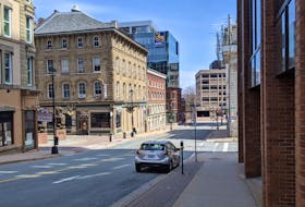 Downtown Halifax is deserted on Sunday April 26 amid the COVID-19 pandemic. - John McPhee