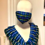 Designer Veronica MacIsaac, who works with tartan, has been overwhelmed with the popularity of Nova Scotia and Cape Breton tartan masks she recently began making, with proceeds going to charity. Contributed