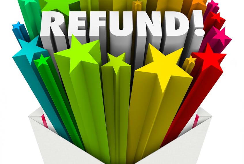 If you are entitled to a tax refund this year, you need to decide what you should do with it. 123RF/SUBMITTED PHOTO