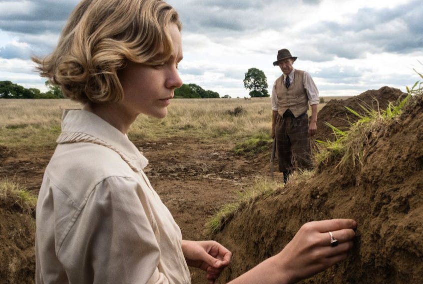 Hoo goes there: Carey Mulligan and Ralph Fiennes in The Dig.