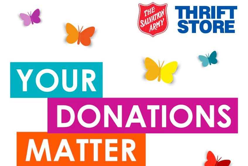 The Salvation Army Thrift Store is launching an eight-week campaign to motivate people to act on bringing donations to their local Salvation Army Thrift Store. - Contributed