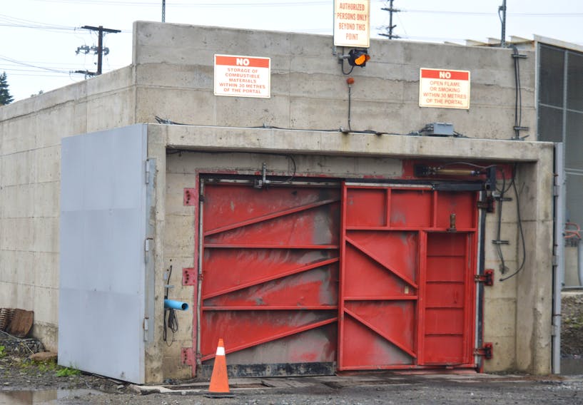 The entrance/exit to the Kameron Collieries Donkin Mine. The mine suffered another rockfall over the weekend when the mine wasn't in production. Cape Breton Post file photo