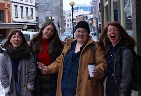Mom's Girls, an all-female comedy troupe based in St. John's, are (from left) Andie Bulman, Elizabeth Hicks, Stef Curran and Allison Kelly. — Andrew Waterman/The Telegram