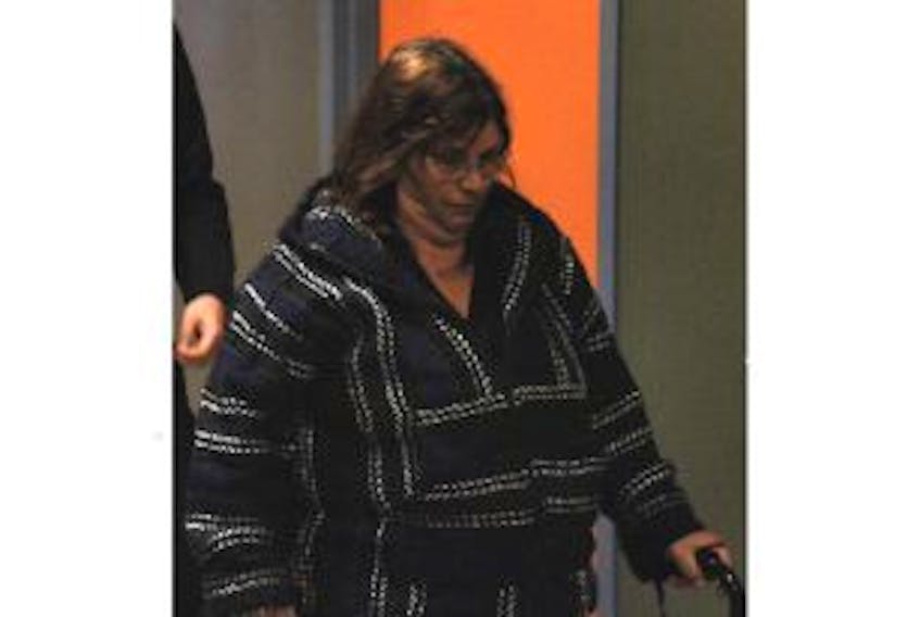 ['<p>Dorothy Joan Carnell enters the courtroom at Harbour Grace Provincial Court on Thursday, Sept. 8.</p>']