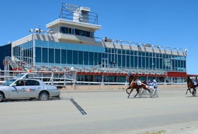 The gates swing closed as the first qualifier of the season hits the track at Red Shores at the Charlottetown Driving Park on Saturday, May 23.