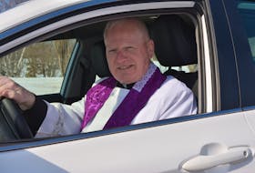 Father Danny Wilson, Pastor of St. Anthony's Parish in Woodstock.