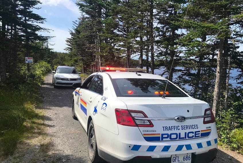 A 20-year-old man was clocked driving at 176 km/h on the Trans-Canada Highway and failed to stop for police. He was later located and arrested. RCMP photo