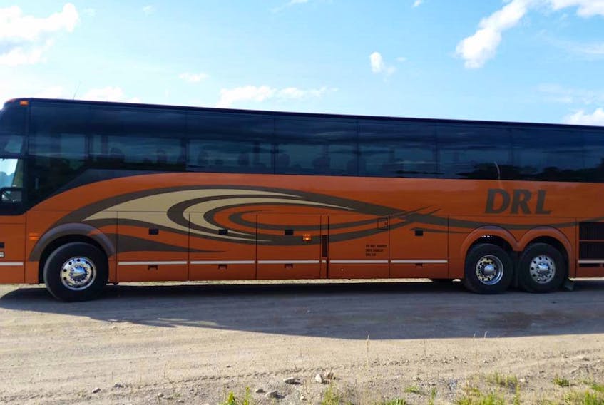 DRL Coachlines, based out of Triton, is scheduled to get back on the road today. Facebook photo 