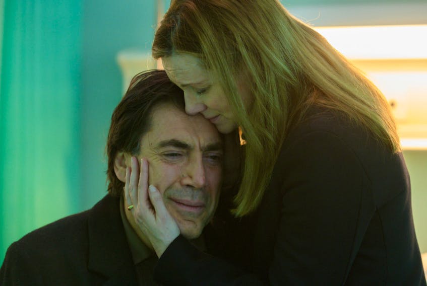 Javier Bardem and Elle Fanning play father and daughter in The Roads Not Taken.