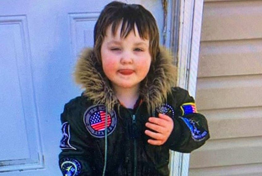 A search continues for a three-year-old Truro boy missing since early Wednesday afternoon.