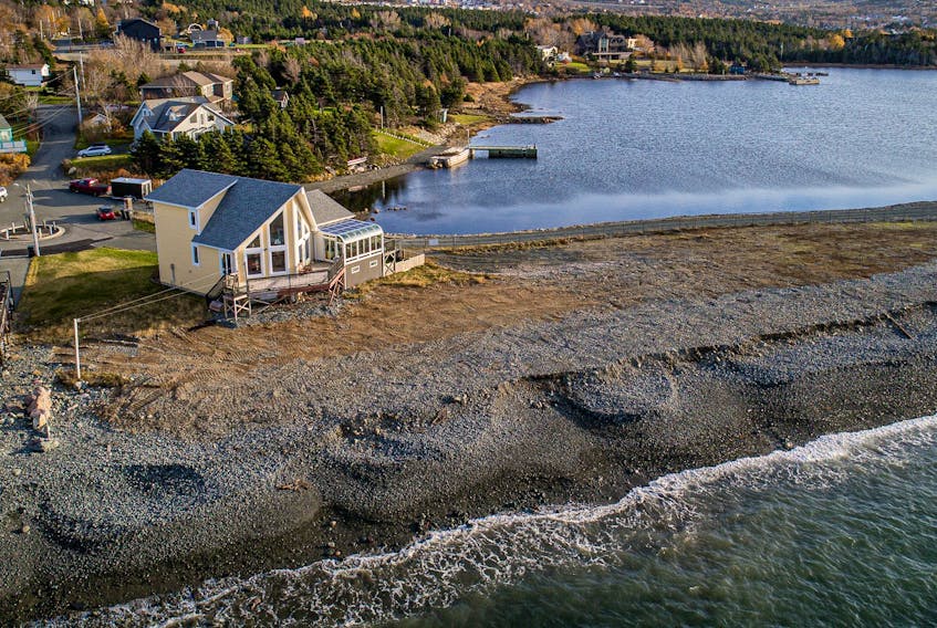 The price of recreational properties has steadily gone up over the last few months, and that's likewise been the case for the more expensive waterfront recreational properties, like this spot currently listed on the market in Conception Bay South, Newfoundland and Labrador. — Royal LePage Photo