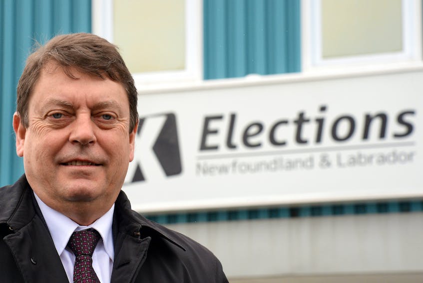 Newfoundland and Labrador Chief Electoral Officer Bruce Chaulk

Keith Gosse/The Telegram