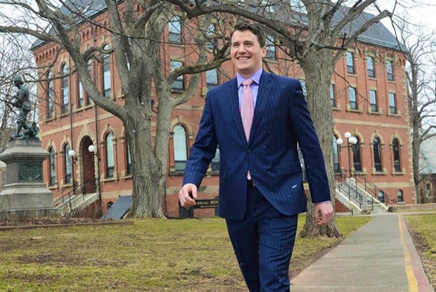 Jordan Brown, MLA Charlottetown Brighton, is the new minister of Education, Early Learning and Culture. File photo
