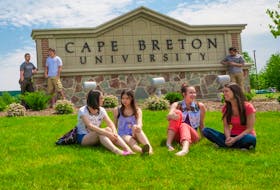 This file photograph shows students on the campus of Cape Breton University. The head of the post-secondary institution's students' union is calling on the province to help international students who are currently ineligible for financial assistance under the federal government's new Canada Emergency Student Benefit. DAVID JALA/CAPE BRETON POST